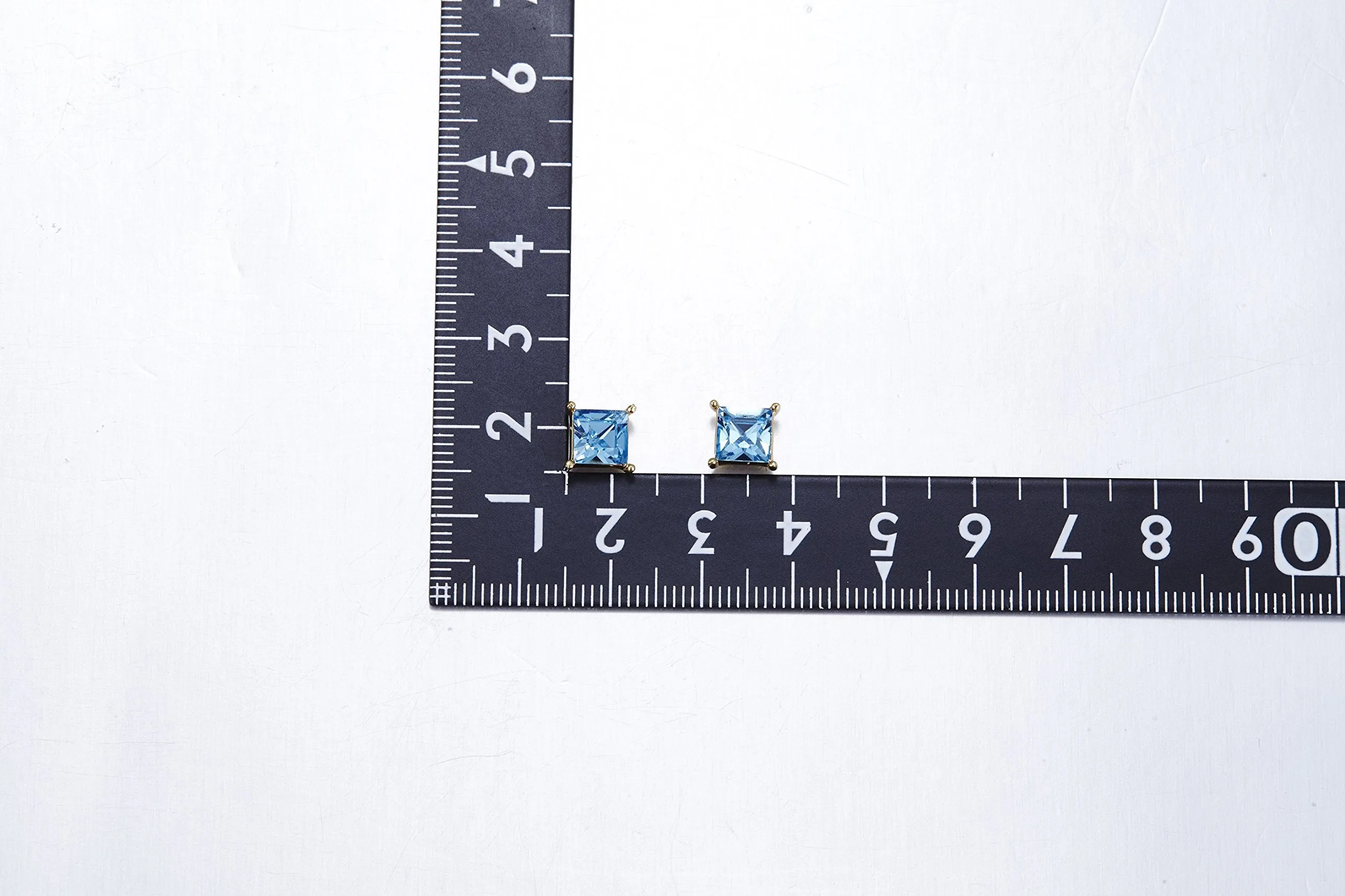 Yellow Chimes Crystals from Swarovski Blue Crystal Designer Earrings for Women and Girls